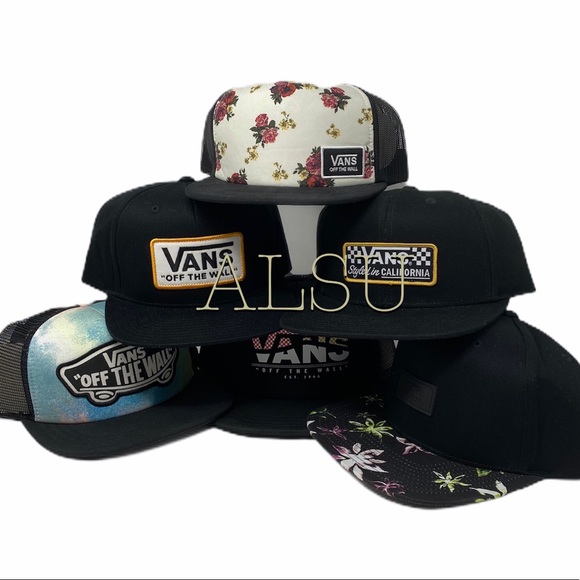 VANS Allover it Men’s SnapBack Black Floral Cap - Picture 8 of 8